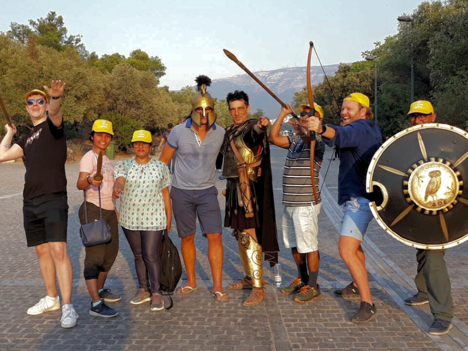 Treasure hunt around Acropolis