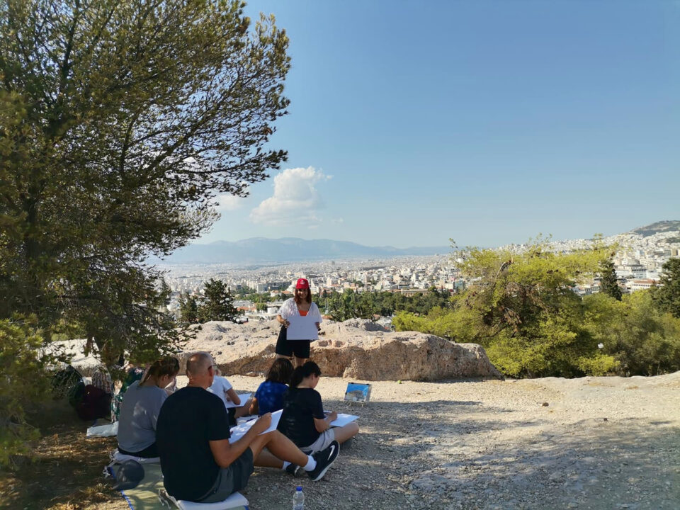 Painting in Athens