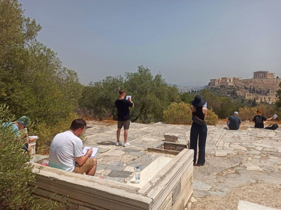 Painting in Athens